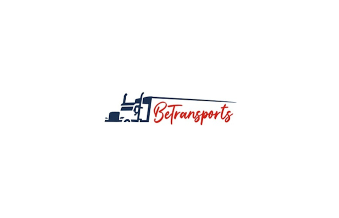 create hand drawn truck company logo