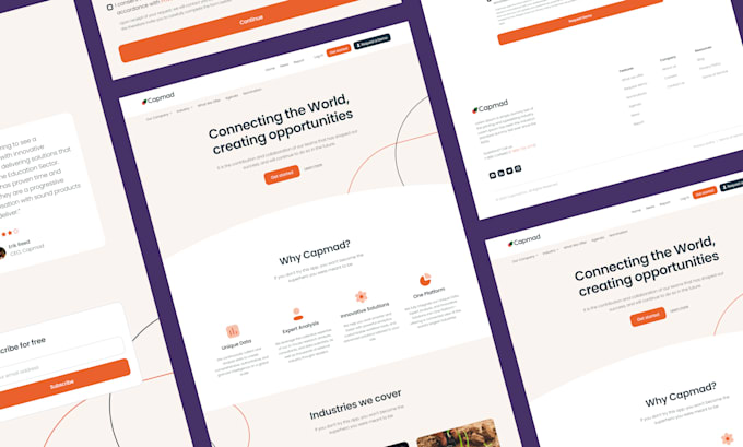 design a professional website UX UI for your company