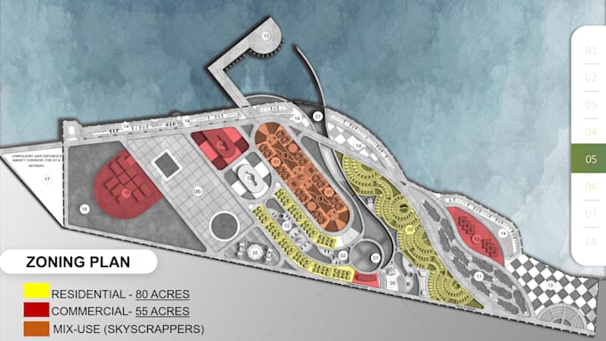 do master planning mix development seafront planning