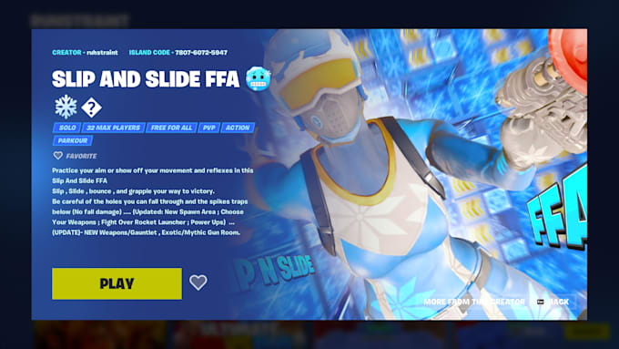 Create a fortnite creative map for you by Ruhstraint Fiverr