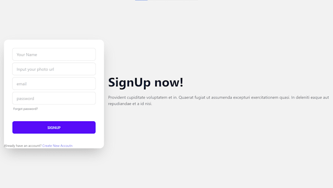 do javascript, react js websites as a full stack developer