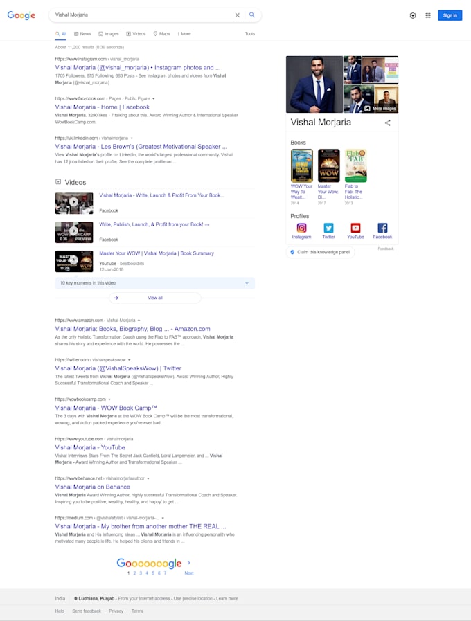 manage reputation management and push down negative links