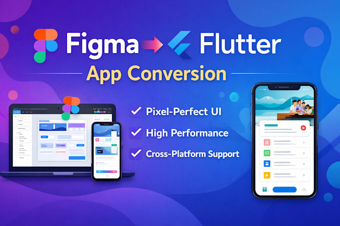 convert figma to flutter app