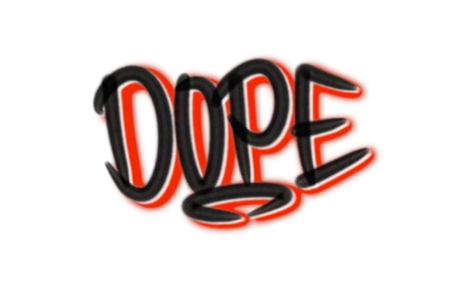 make graffiti with tagging style for your name or brand