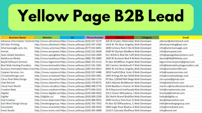 do yellow pages scraping, web scraping, amazon scraping, web scraper in 24 hours