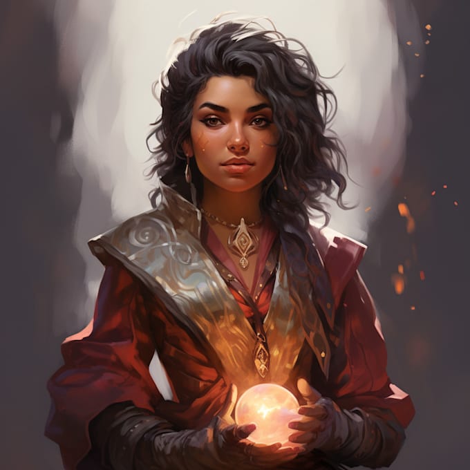 design your dnd character picture 2 d drawing