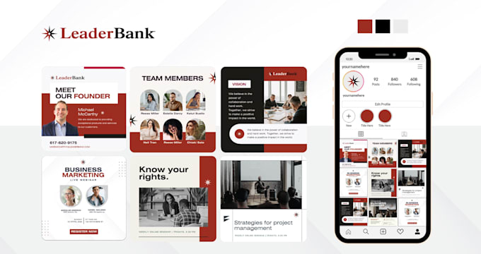 design social media graphic templates in canva for insta, fb