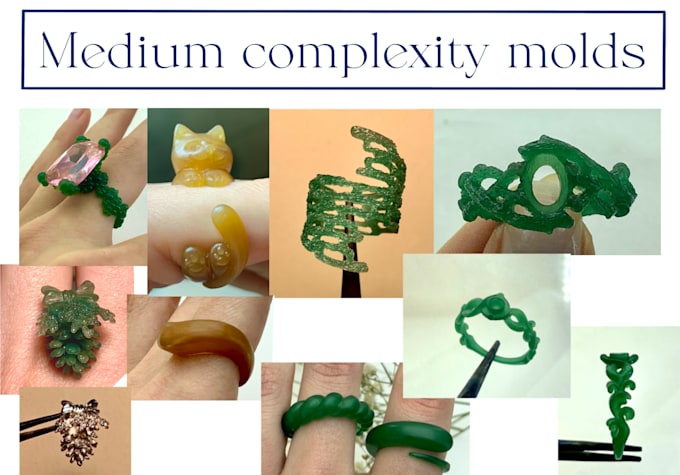 design you 3d jewelry master model in wax