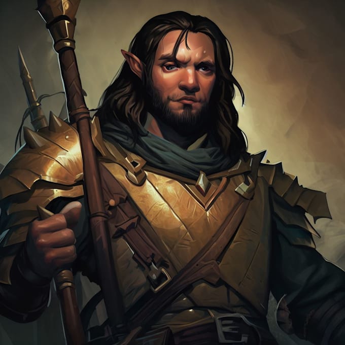Create dnd character art and d and d character art by Graciela_po Fiverr