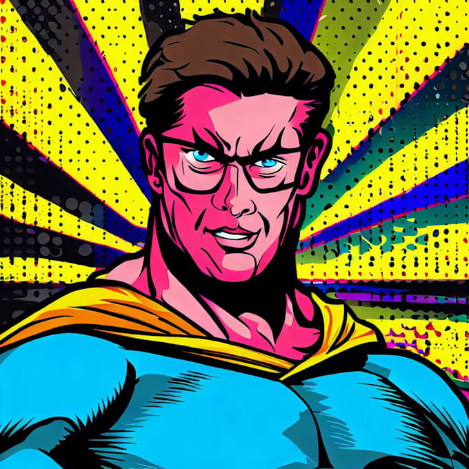 Make you into superhero comic art cartoon by Mulooppust Fiverr