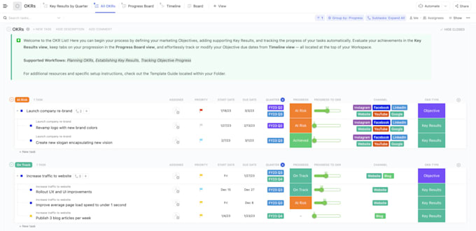 Be your clickup project management virtual assistant by Cyberpatron ...