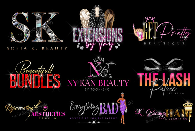 Makeup Eyelash Hair Nails Beauty And Cosmetic Logo Design By Makeup Eyelash Hair Nails Beauty And Cosmetic Logo Design By