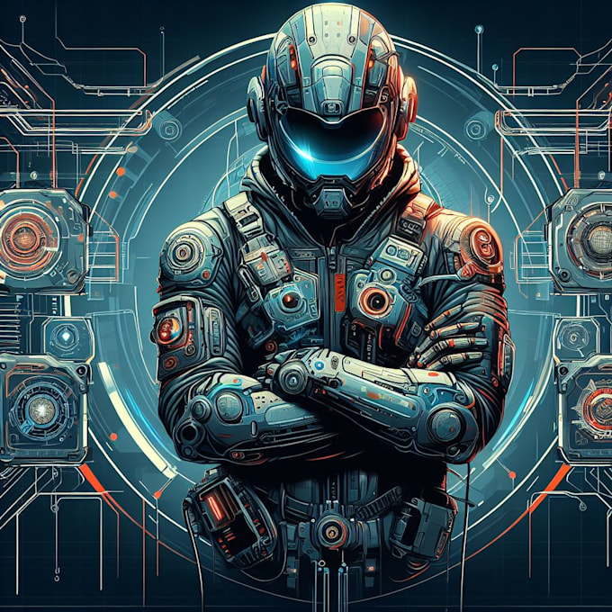 Create sci fi illustration, spaceship and sci fi art by Termeen | Fiverr