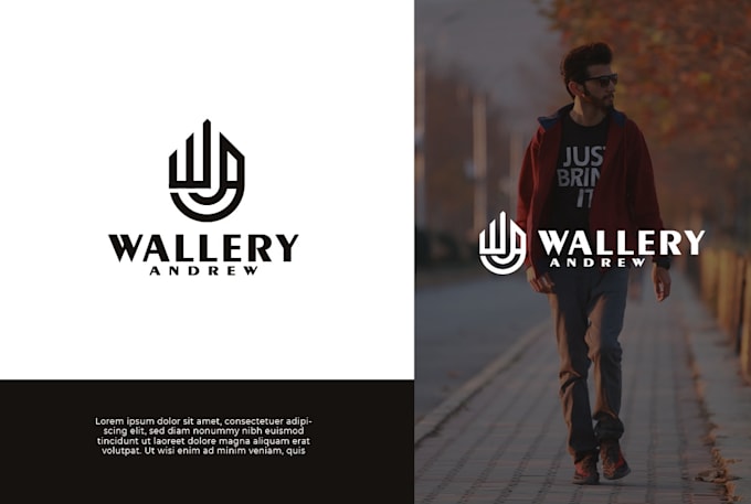 design monogram logo or initial letter for your personal branding