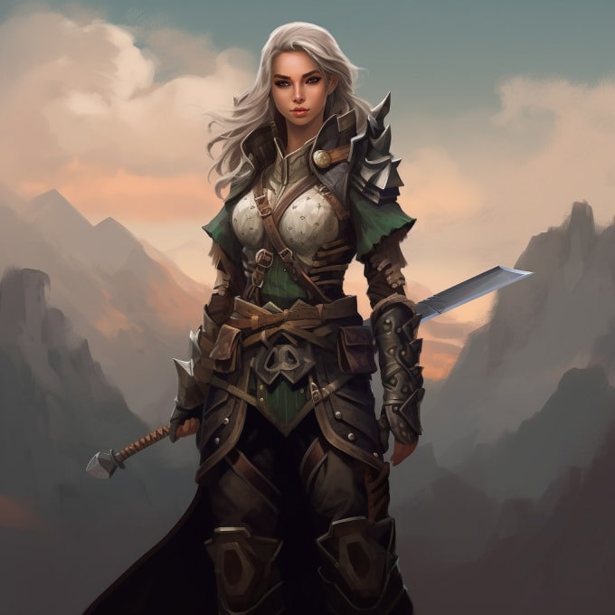 Make dnd character art and dnd character art for you by Womelcom | Fiverr