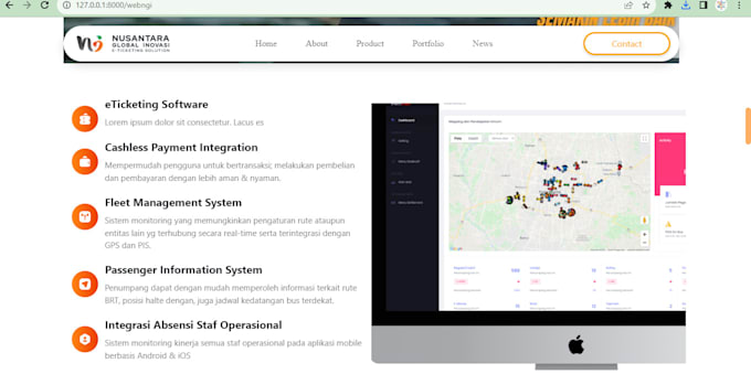 Design and develop your website with html, css, javascript and bootsrap ... image.
