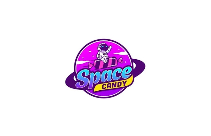 eye catching candy brand logo