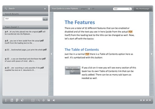 make your PDF into a flash flipbook