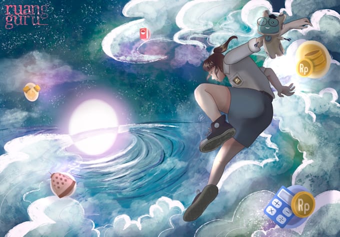 draw custom anime illustration