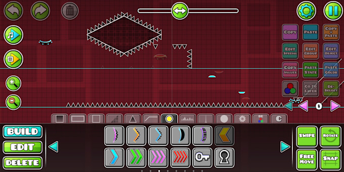 Make you a geometry dash level layout for free by Arnavxd0987 | Fiverr