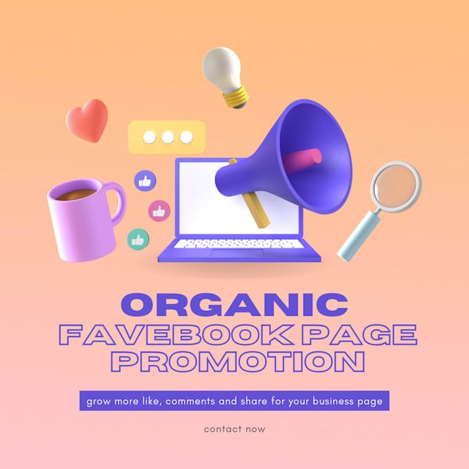do organic facebook page promotion