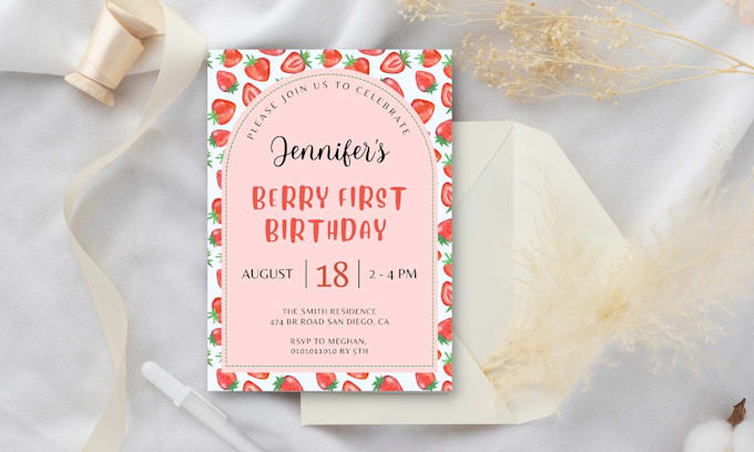 design birthday party invitations