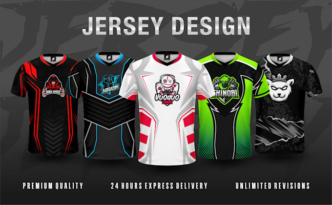 do sublimation jersey or esport jersey design