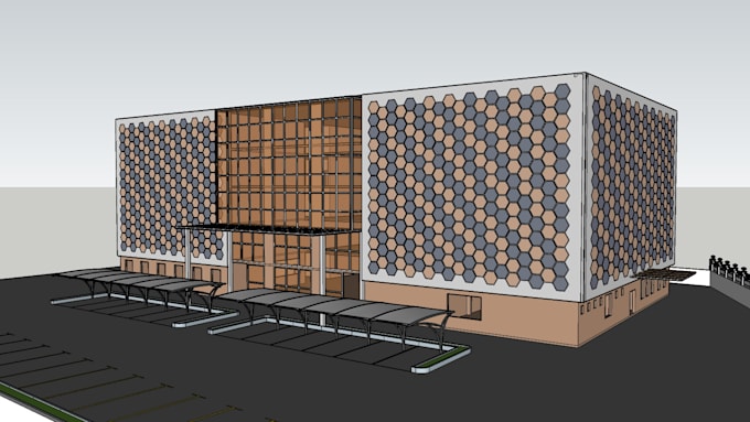 make any 3d model in sketchup, revit and render animate it