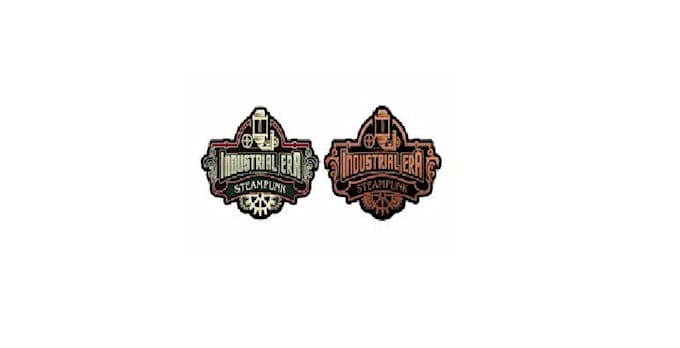 make a professional steampunk logo and any graphics design