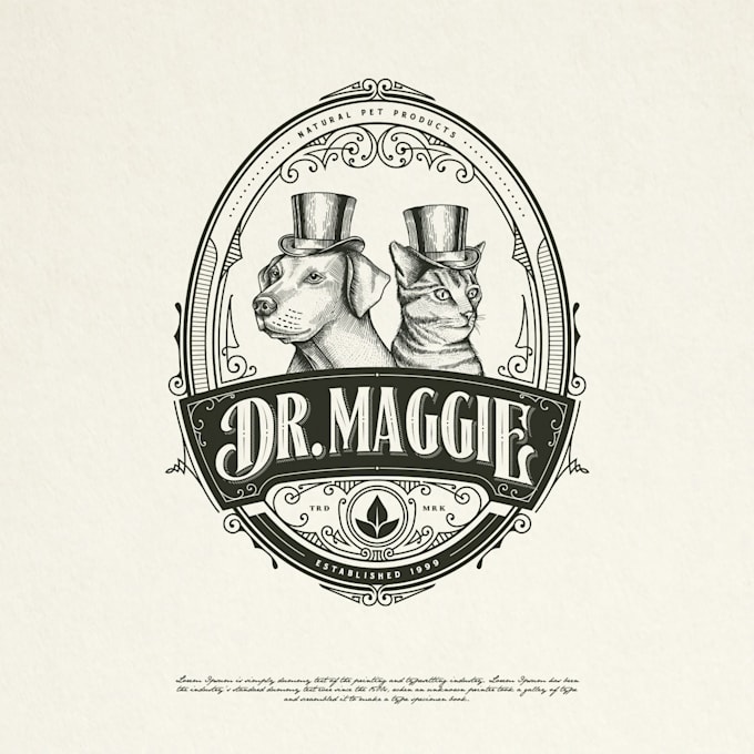 make a professional steampunk logo or badge design