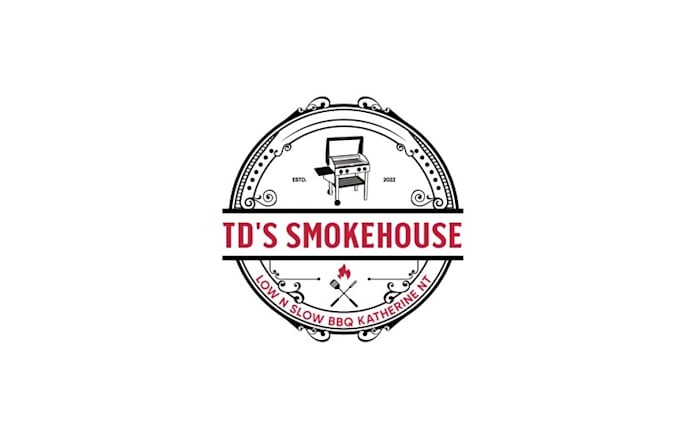 awesome smoked meat logo design