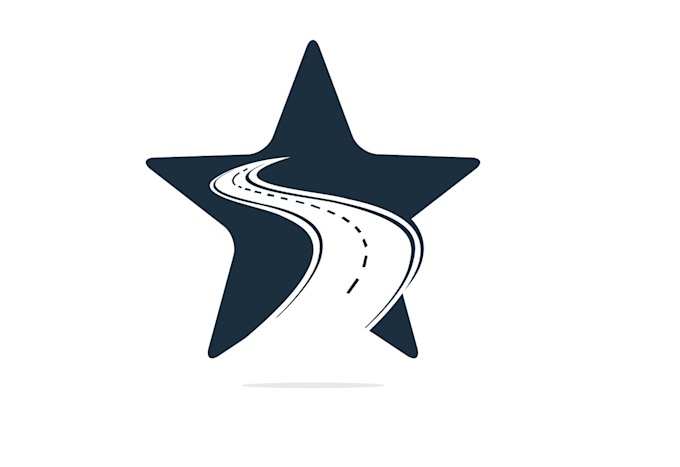 creative unique star logo design within 24 hours