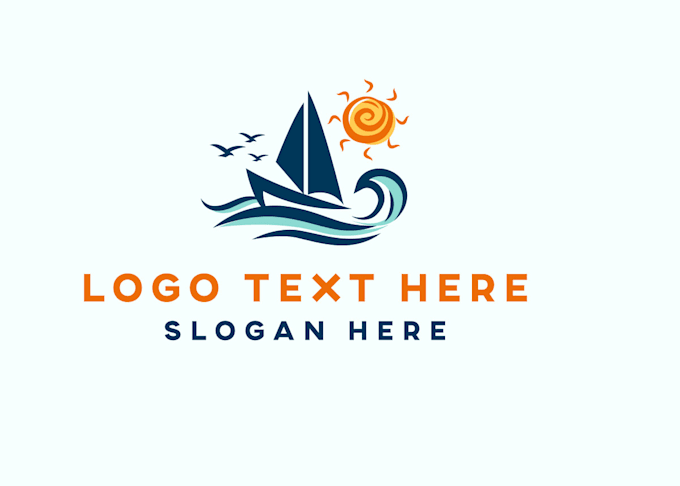 creative unique sailing logo design within 24 hours