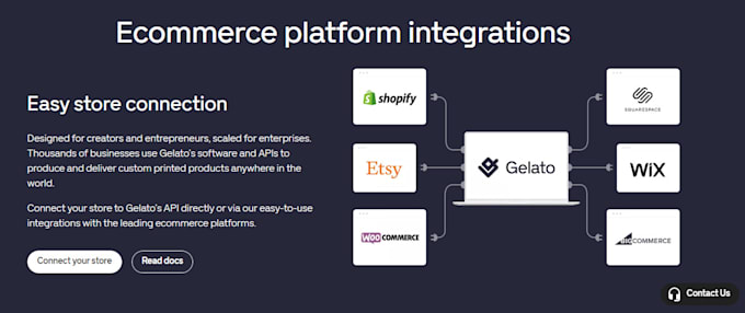 Create a print on demand shopify store using gelato
