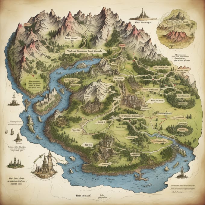 Erstellen sie ihre fantasy karte weltkarte battlemap f r dnd usw