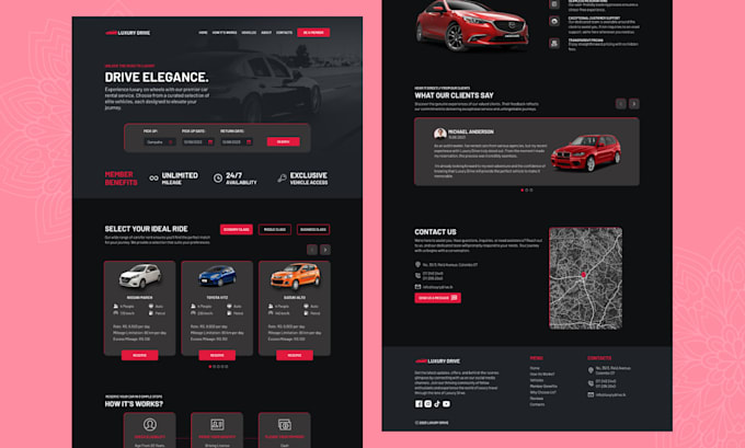 design professional landing page UI UX design in figma
