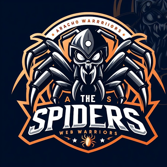 creative unique spider mascot logo design with satisfaction guaranteed