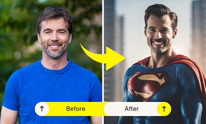 make your avatar, business image, imaginary scenarios, face swapping