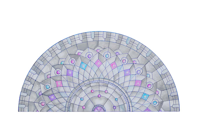 draw unique mandala art designs