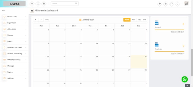 develop school management system, software, free demo