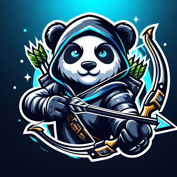 Design an awesome panda archer esport mascot logo for you by Mane_talke ...