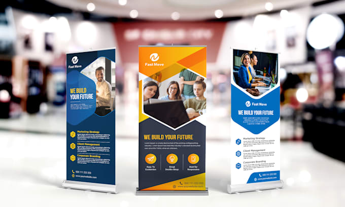 design roll up banner, retractable banner, and pop up banner