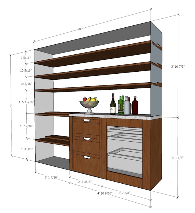 create 2d floor plan and permit drawing for city approval