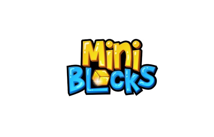 blockchain game fun logo design