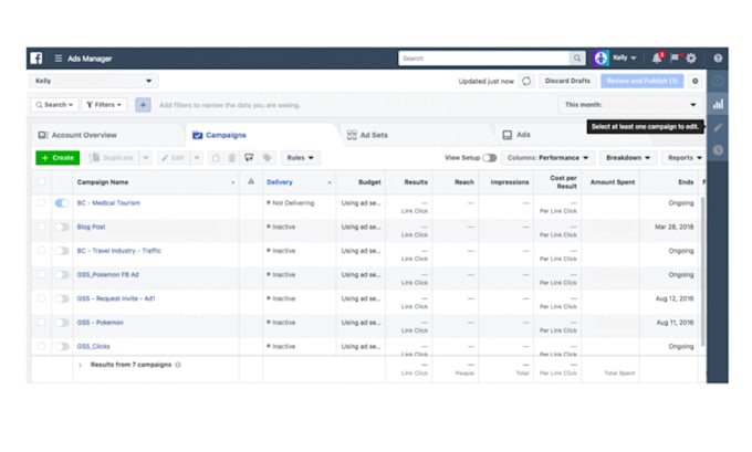 manage  facebook ads campaign for your dropshiping business