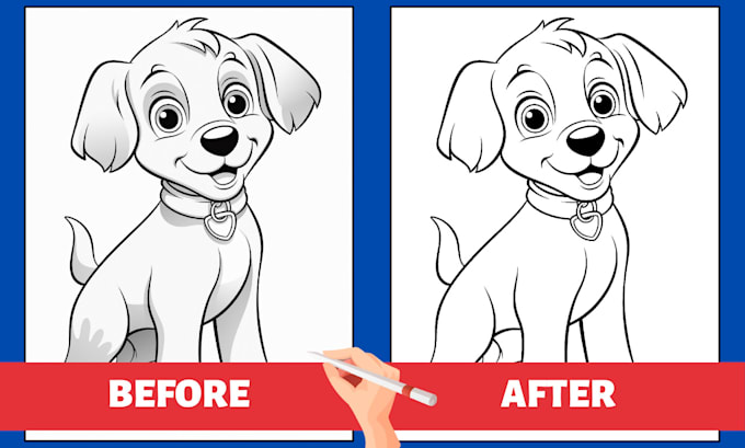 remove grayscale from your coloring pages for best look