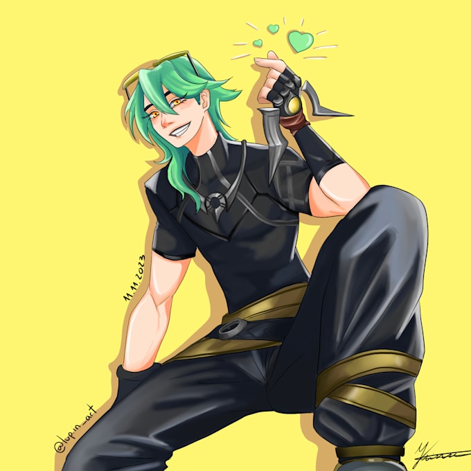 do a fanart or an original character