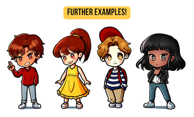 draw chibi art character for you