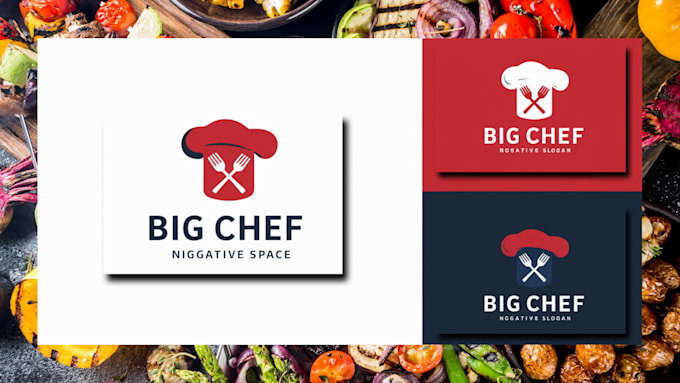 make the negative space logo, unique and professional in 12 hours
