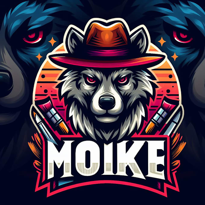 do make, style, wolf, mascot logo design